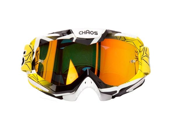 Chaos Adults MX Goggles Yellow