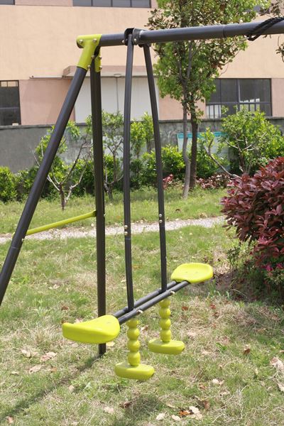 Seven Functions Play Set: Durable Powder-Coated Steel with Swing & Pull-Up Attachment