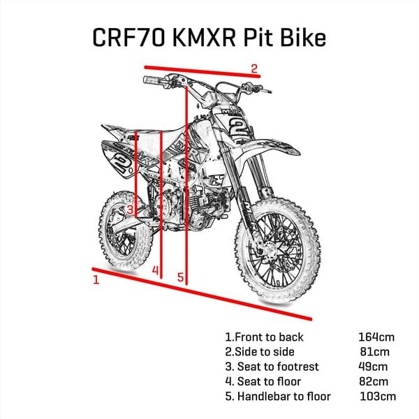 M2R Racing KMXR160 160cc 14/12 82cm Green Pit Bike
