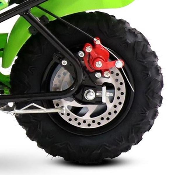 FunBikes MB 43cm Motorbike 250w Green Electric Kids Monkey Bike