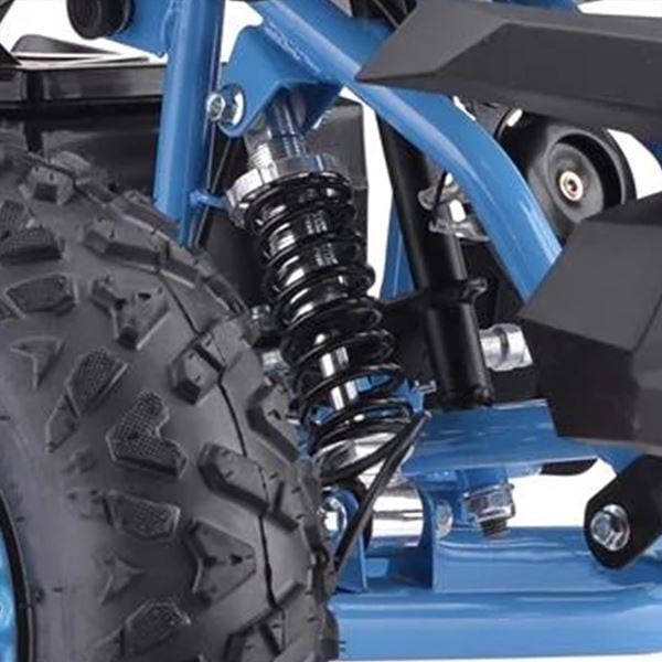 Funbikes Ranger 1000w Nardo Grey/Blue Kids 2024 Premium Electric Mini Quad Bike