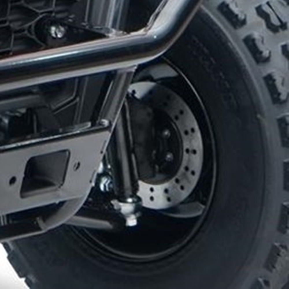 Front and Rear Hydraulic Disc Brakes