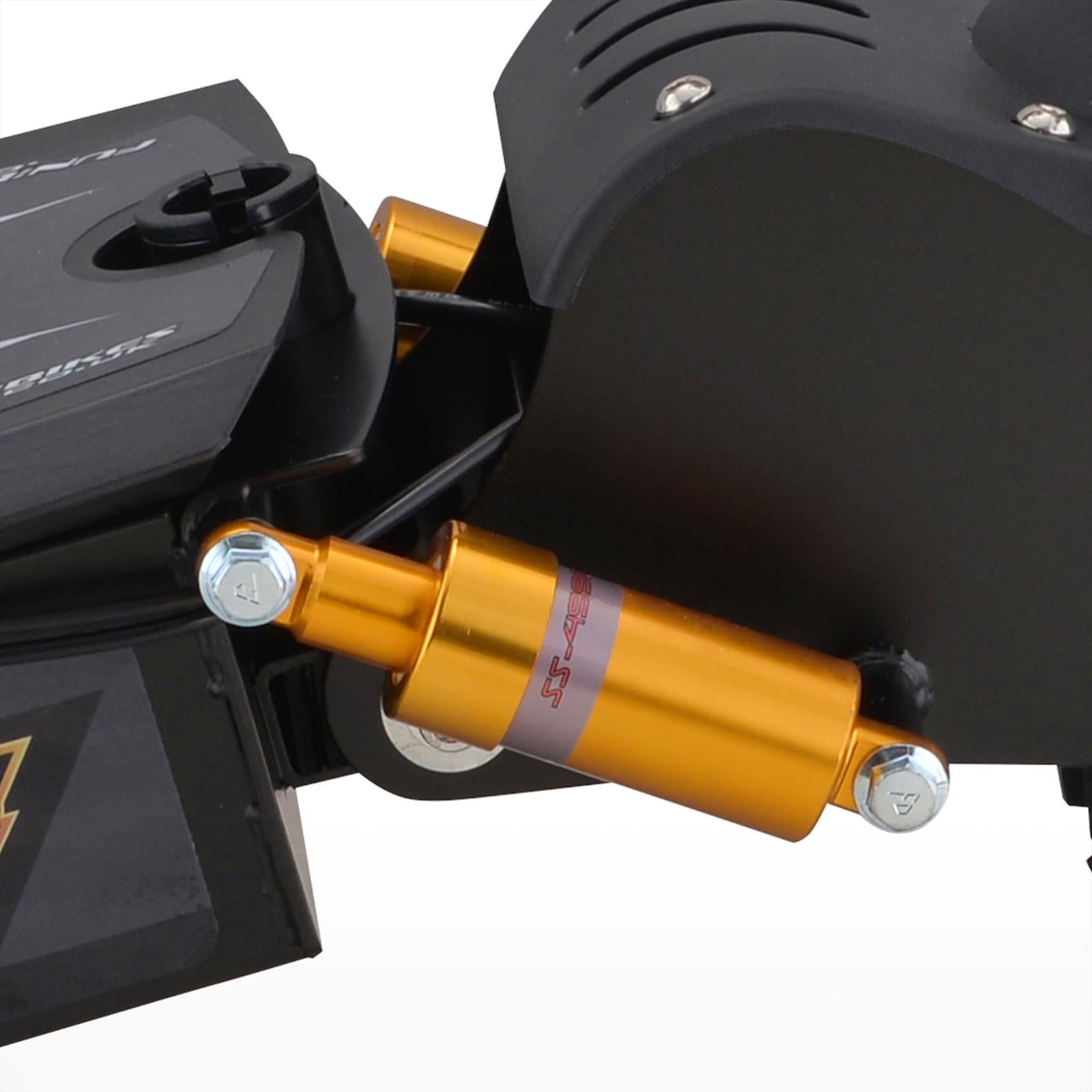 Twin Rear Shock Suspension