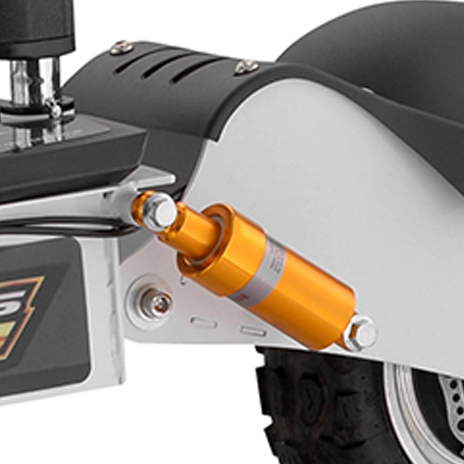 Twin Rear Shock Suspension