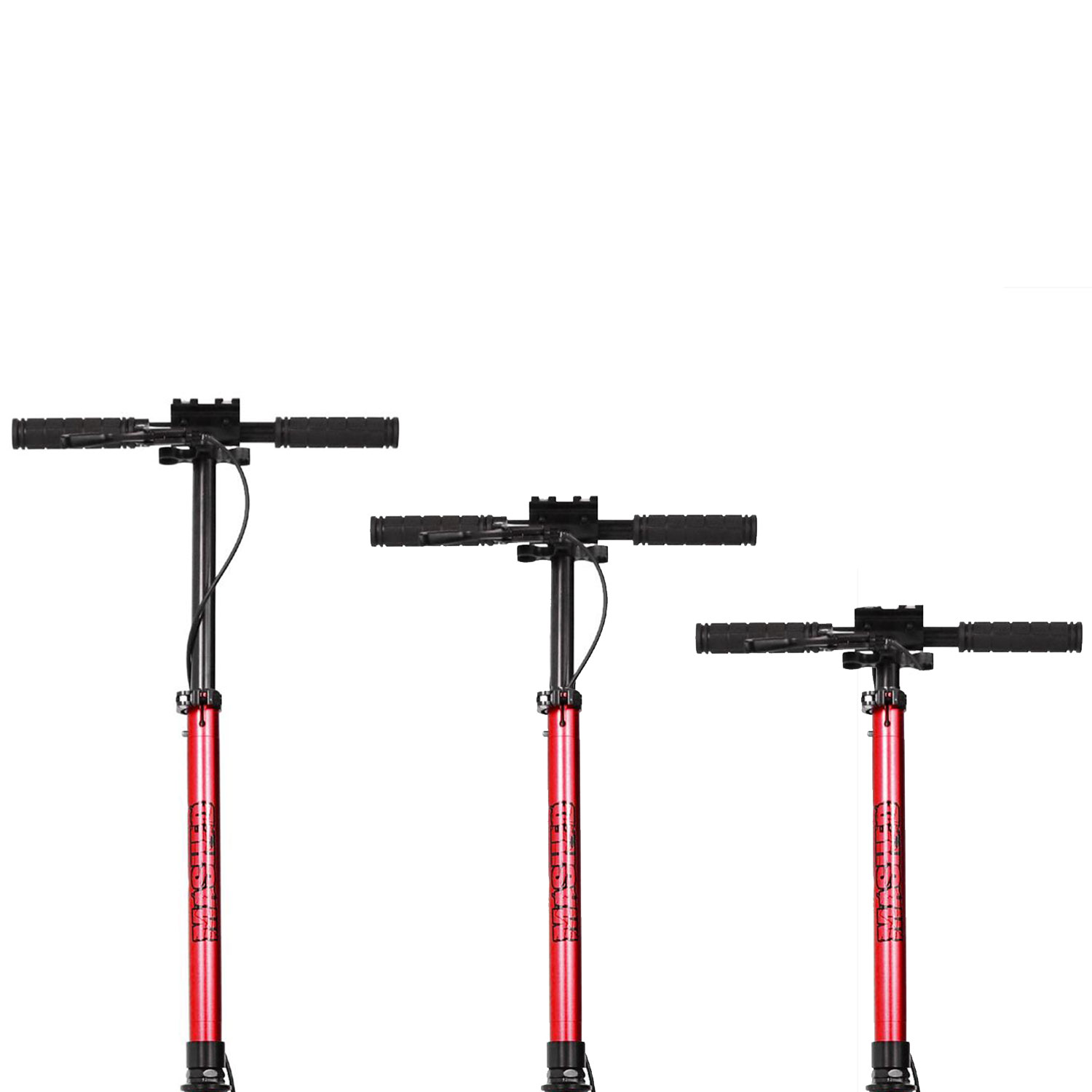 3 handlebar heights