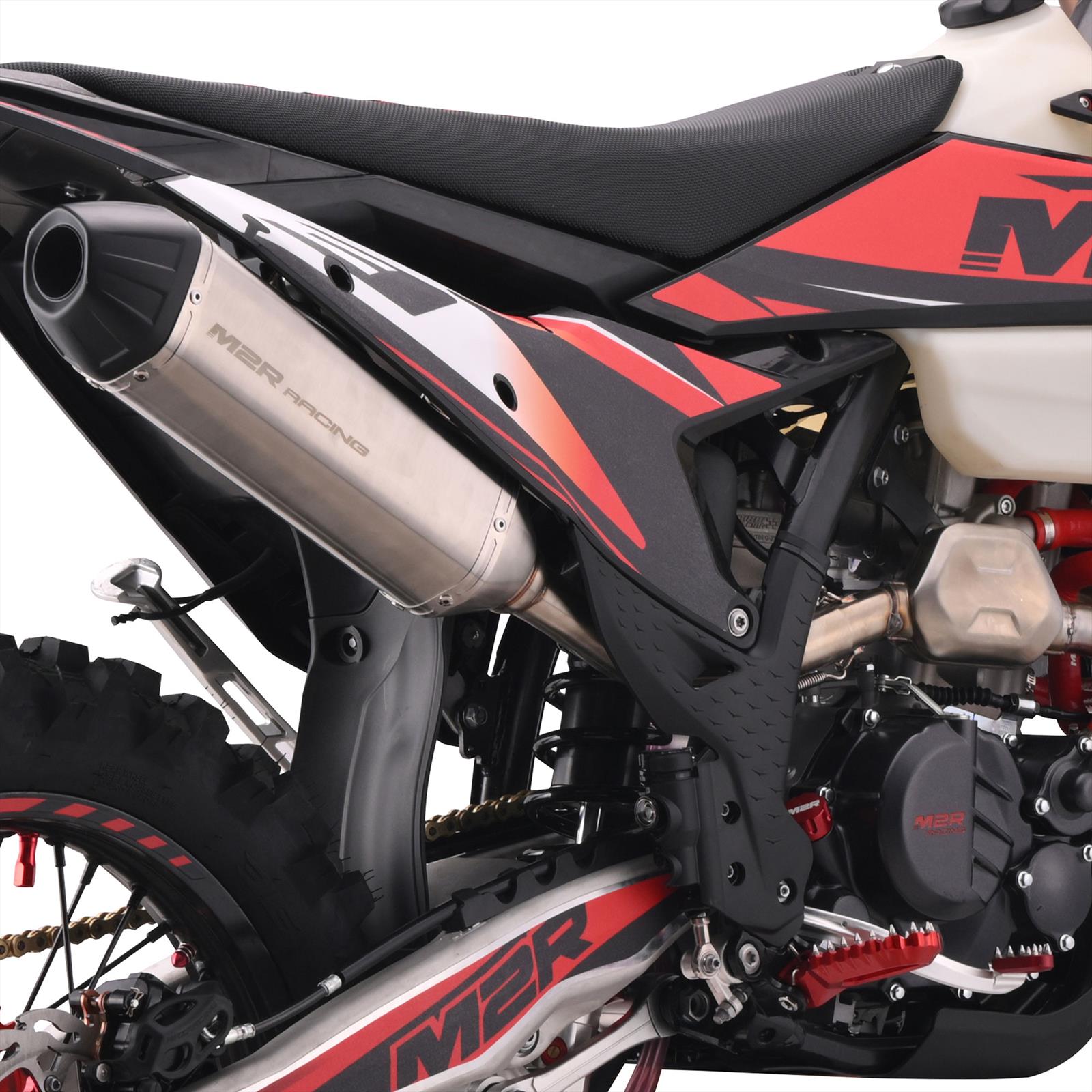 M2R Racing Muffler with &ldquo;Mega-Boom&rdquo; Exhaust Note