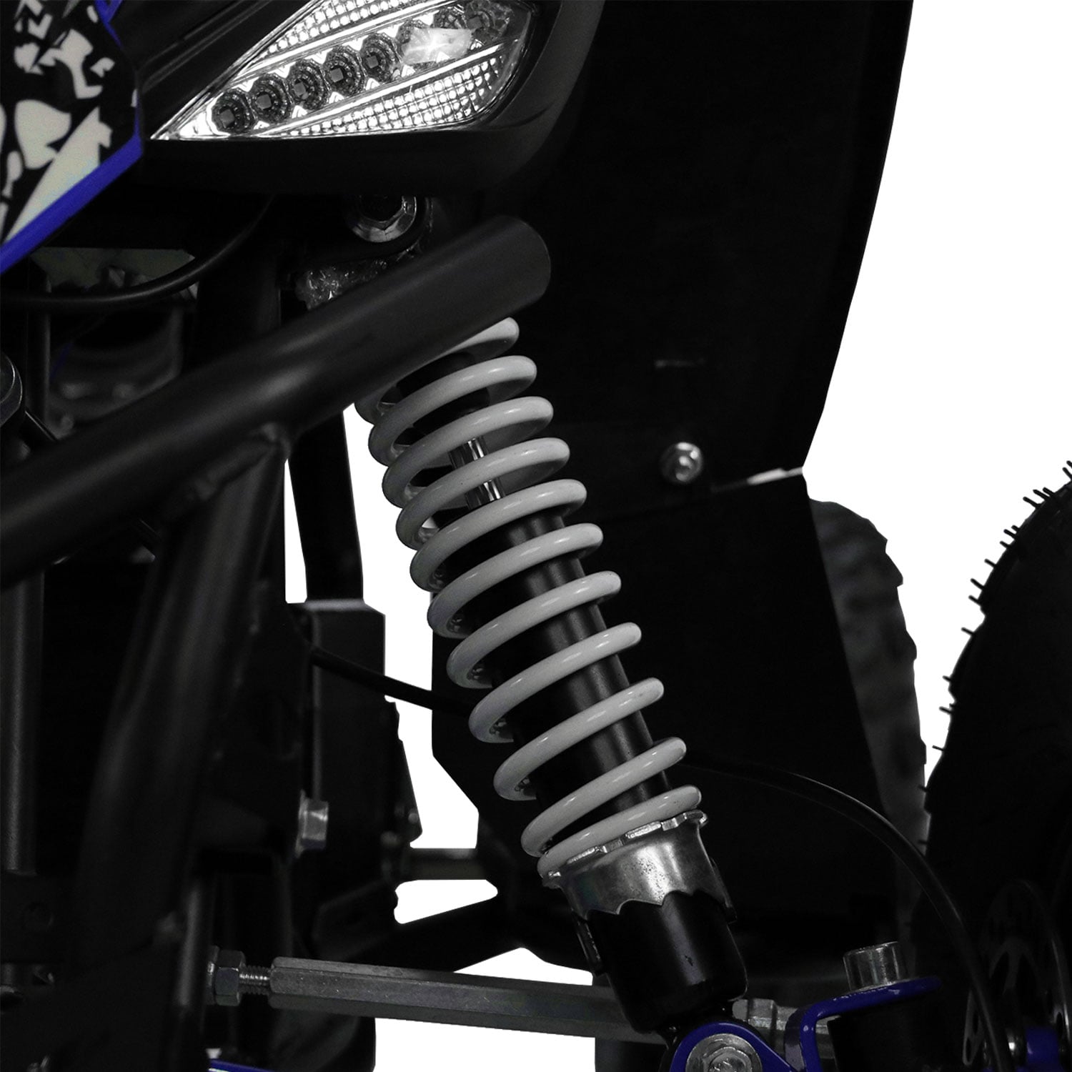 Front Oil Filled Shock absorbers and Rear Mono shock