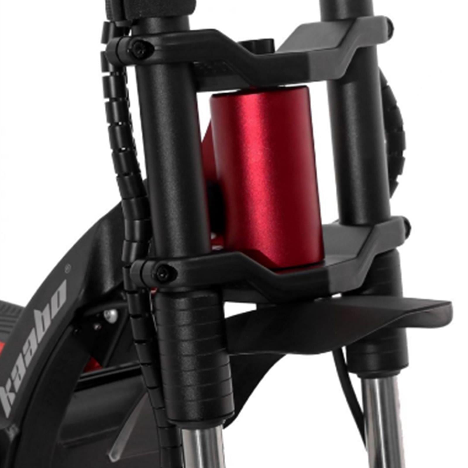 Motorcycle grade Upside down forks and dual rear shocks