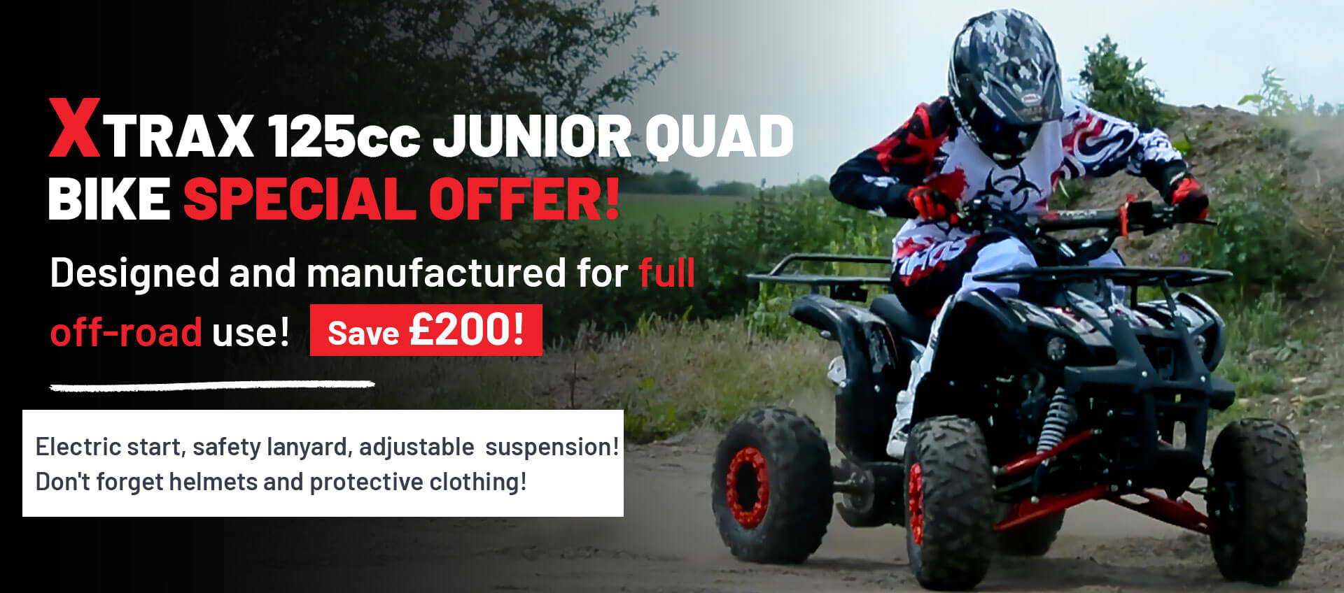 Xtrax 125cc Junior Quadbike Offer