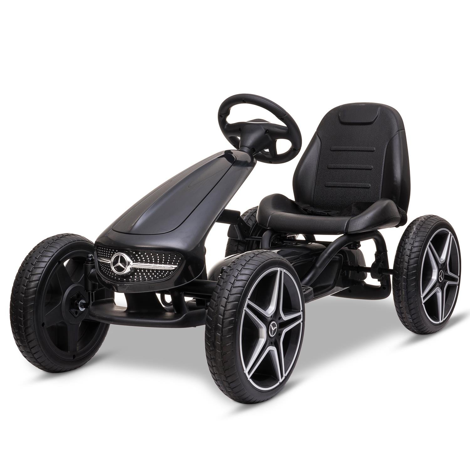 lure Tæmme Smadre Mercedes Licensed Black Pedal Go Kart