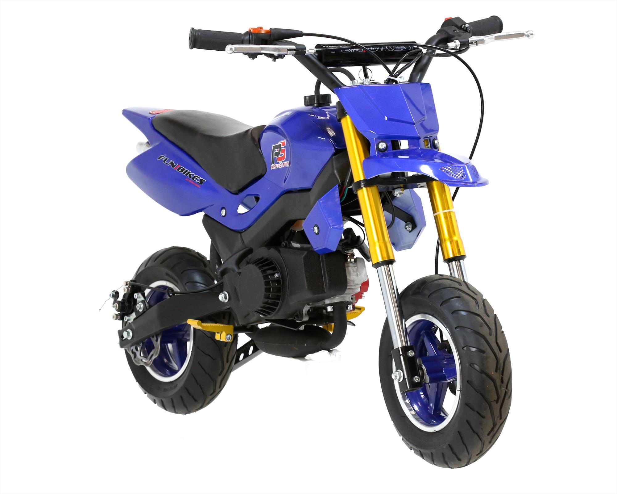 FunBikes Super Motard 50cc 48cm Blue Mini Moto Bike