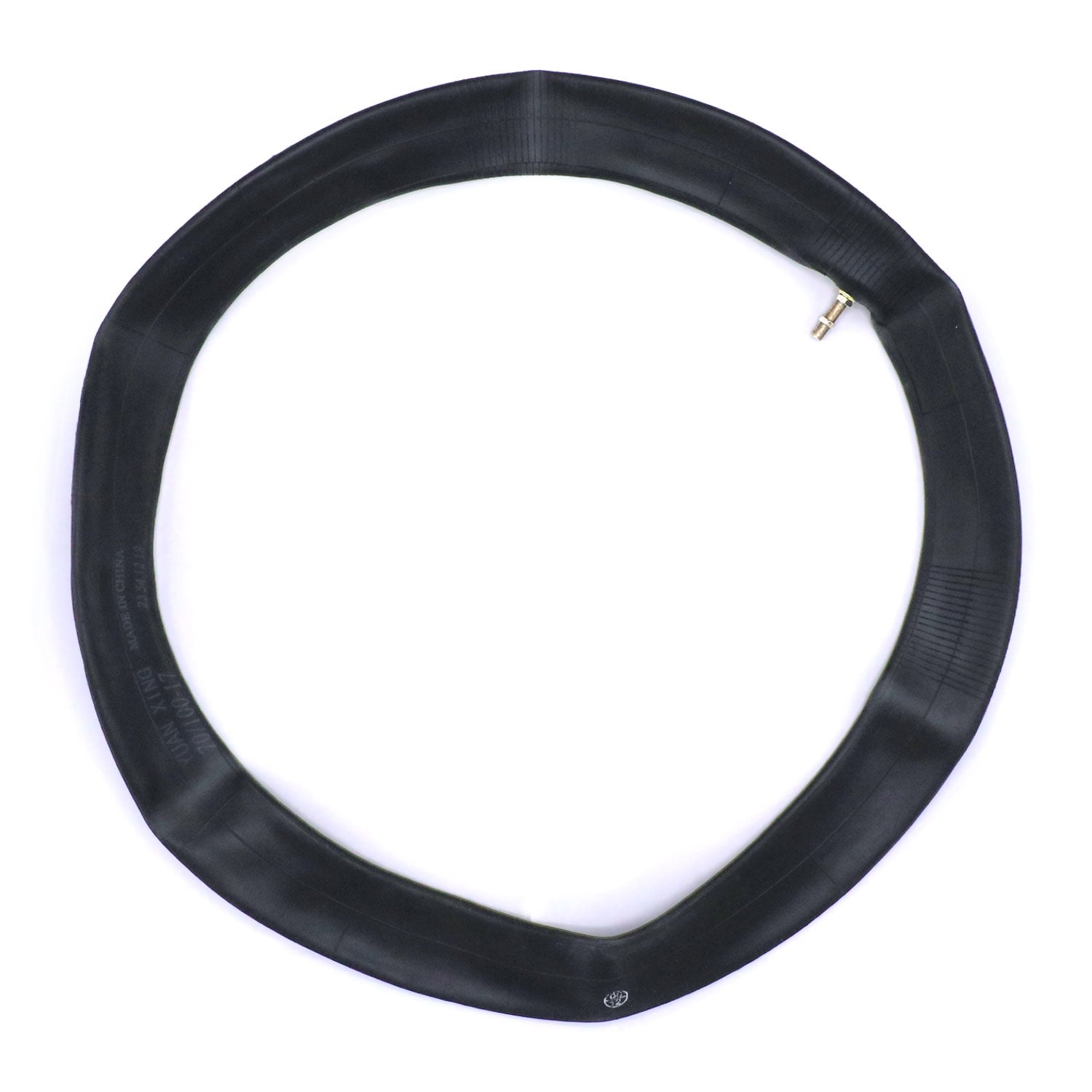 IRC Standard Motorcycle Tube 70/100-17 Heavy Duty - 3mm Thick Natural Rubber Tube