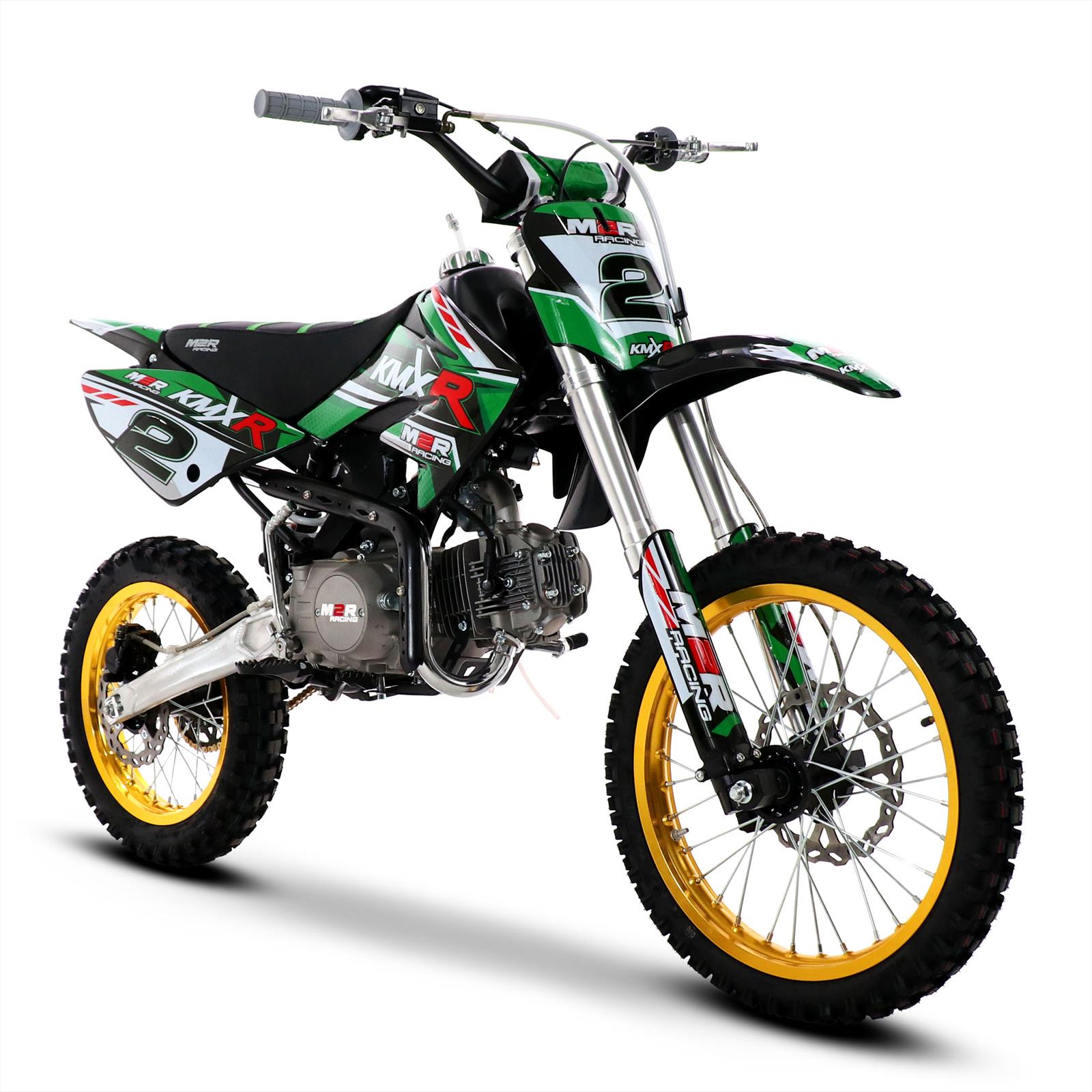 M2R KMXR125 125cc 17/14 86cm Green Limited Edition Dirt Bike
