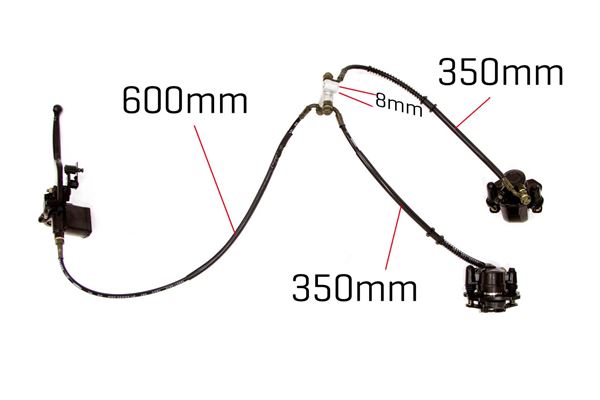 EGL 110 Quad Bike Front Brake System