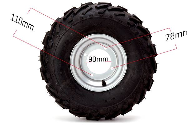 M2R CM110 Quad Bike Wheel Front Rear RHS