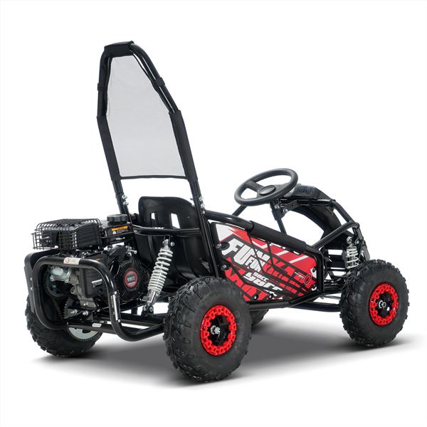 FunBikes Funkart Pro 98cc Red Kids Petrol Go Kart