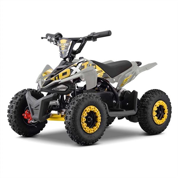 FunBikes Toxic 800w Black White Kids Electric Mini Quad Bike V2