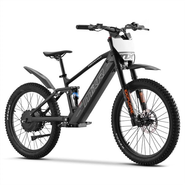 MXR Freestyle 24" 1500w 36v Li 24/24 Black MX Kids Electric Balance Bike