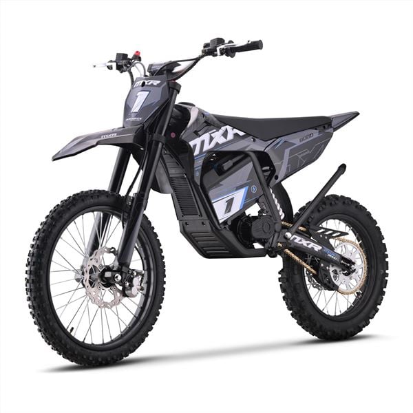 FunBikes MXR 6000 (8000w PP) 72v 35ah Li 19/16 Black Electric Dirt Bike