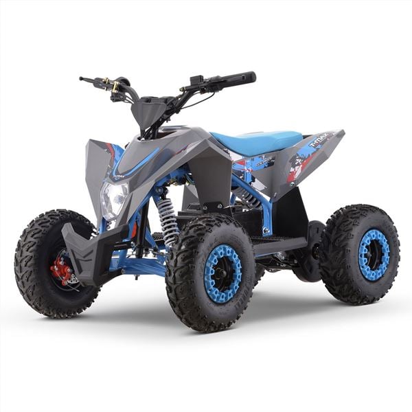 FunBikes T-Max Roughrider 1000w Electric Blue Kids Quad Bike