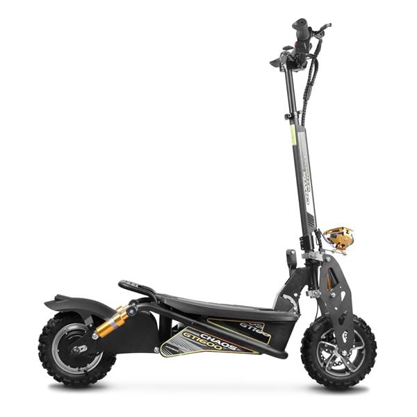 Chaos GT1600 Sport 48v 15.6ah Li Hub Drive Black Off Road Electric Scooter