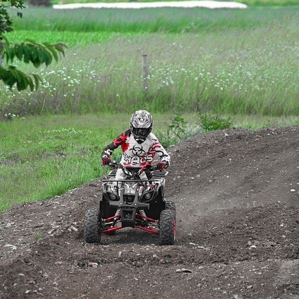 FunBikes Xtrax 125cc Petrol Red Junior Quad Bike