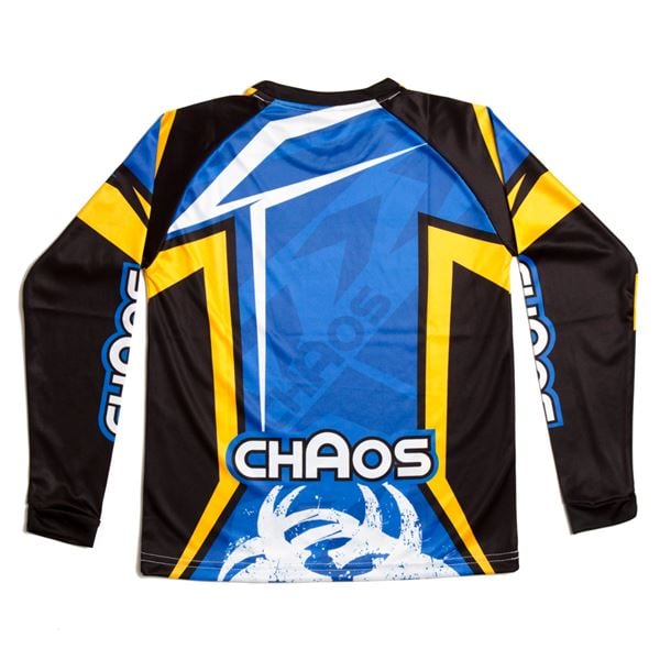Chaos Kids Off Road Motocross Shirt Blue
