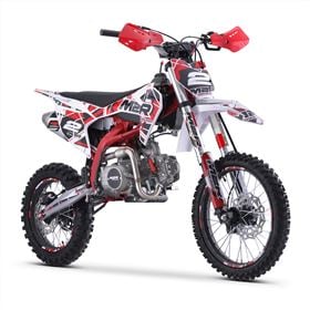 M2R RS-R 125 125cc 17/14 88cm Red/White Dirt Bike