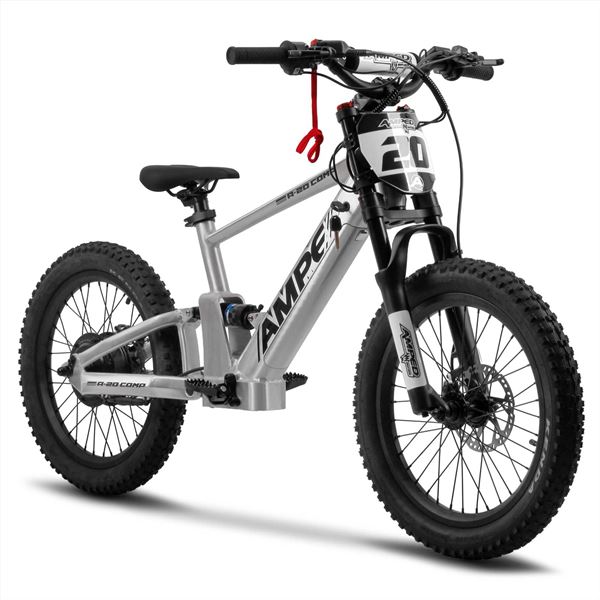 Amped A20 Comp 1000w 36v 10ah Li 20/20 Silver MX Electric Balance Bike