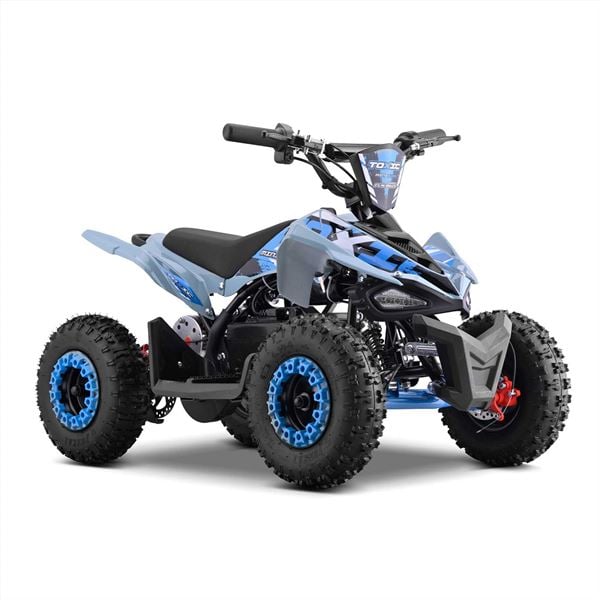 FunBikes Toxic 800w Black/Blue Kids Electric Mini Quad Bike V2