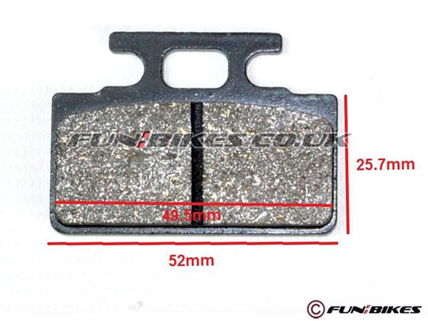 Pit Bike Brake Pads - Front
