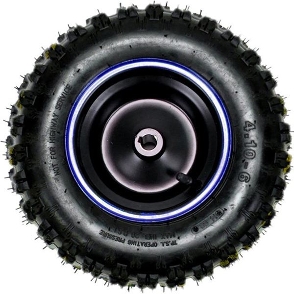 FunBikes 96 Petrol Big Wheel Mini Quad Blue Rear Wheel