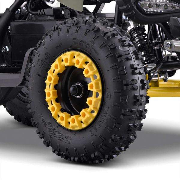 FunBikes Toxic 800w Black/White Kids Electric Mini Quad Bike V2