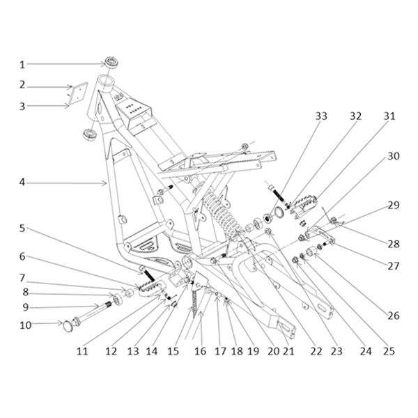FunBikes MXR 60 Mini Dirt Bike Chain Tensioner Bearing