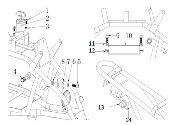 FunBikes Excite 1000w Mini Quad Horn