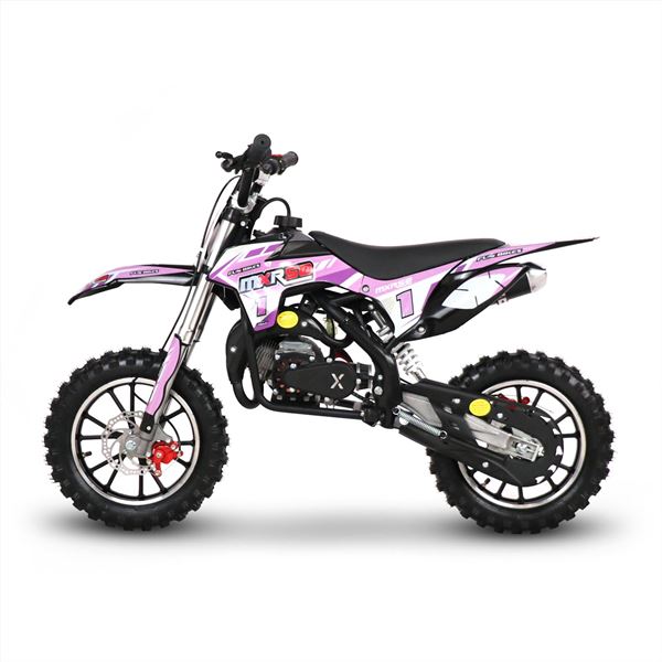 FunBikes MXR 50cc Motorbike 61cm Pink/Black Kids Dirt Bike