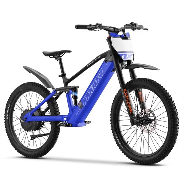 MXR Freestyle 24" 1500w 36v Li 24/24 Blue MX Kids Electric Balance Bike