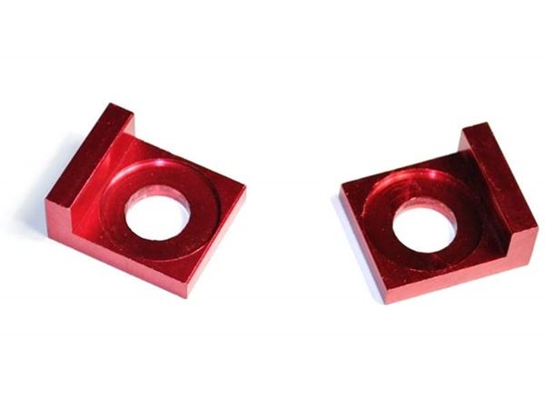 M2R KXF125 Pit Bike Red Alloy Chain Adjuster