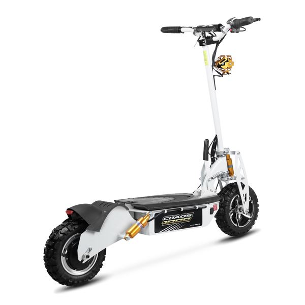 Chaos 1000w 48v SLA Hub Drive White Off Road Electric Scooter