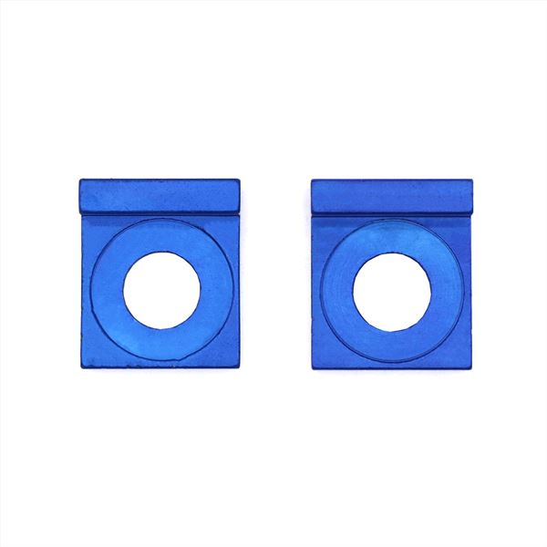 Pit Bike Chain Adjusters Blue