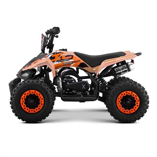 FunBikes Toxic 50cc Orange Kids Mini Petrol Quad Bike