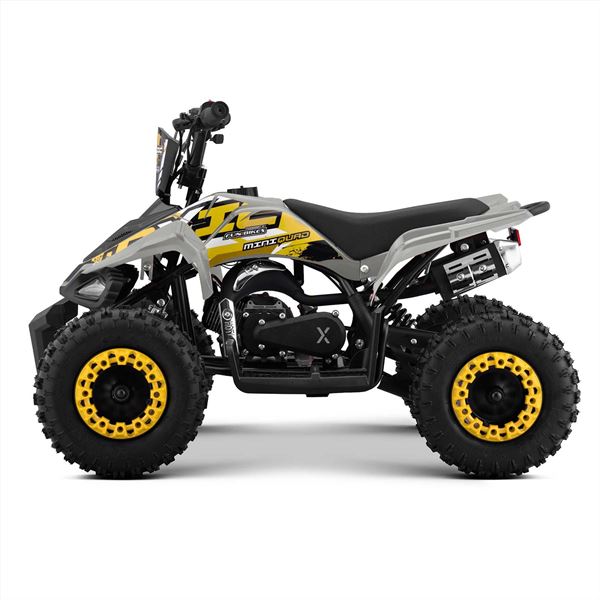 FunBikes Toxic 50cc White Kids Petrol Mini Quad Bike