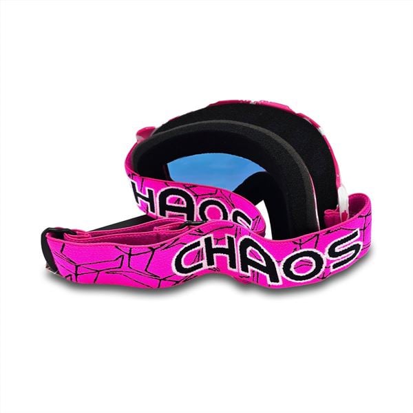 Chaos Kids MX Goggles Pink Black