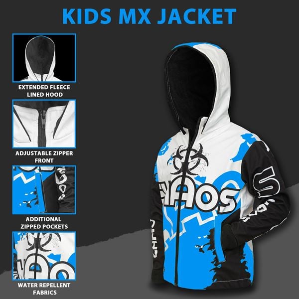 Chaos Kids Off Road Jacket Blue
