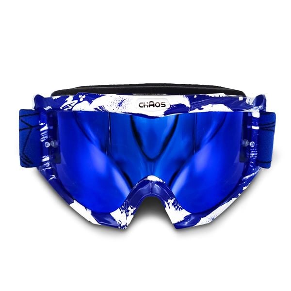 Chaos Kids MX Goggles Blue Black