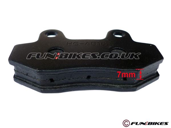 Pit Bike Twin Pot Front Brake Pads