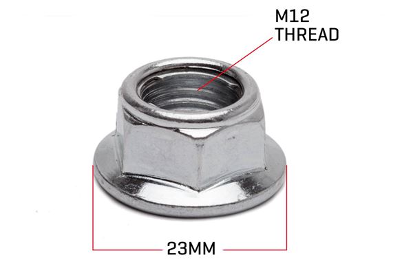Funbikes MXR Dirt Bike Front & Rear Axle Lock Nut