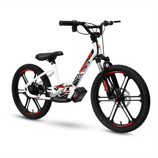 Amped A20 300w 36v 5.0ah Li White Kids Electric Balance Bike