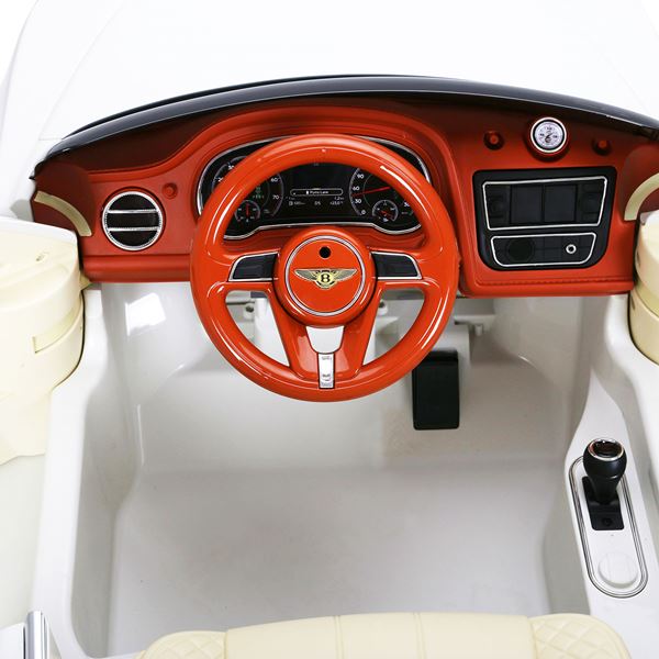 Bentley Bentayga Licensed 2WD 12V Battery White Ride On SUV