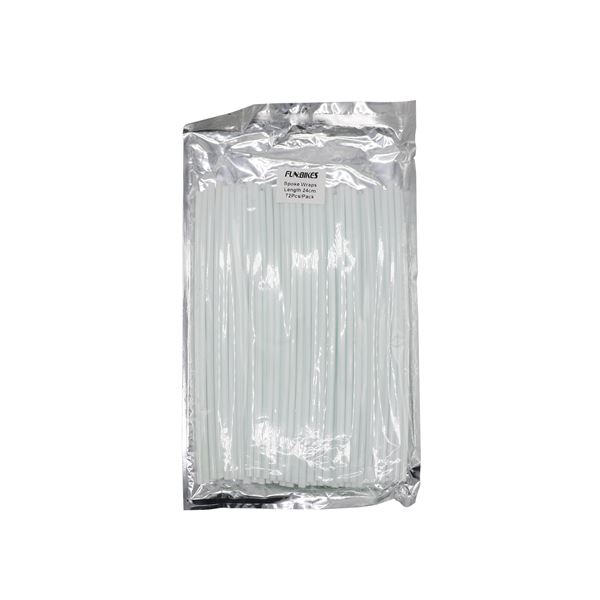 Pit Bike Spoke Wraps 72pcs Set 24cm White